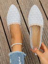 Cozy Knit Craft Loafers: Stylish Slip-On Flats for Comfort and Style