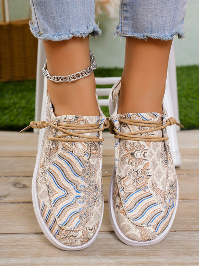 Cloud Print Casual Loafers: Stylish and Comfortable Shoes for Fall