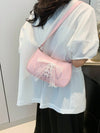 Elegant Ballet Style Lace Shoulder Bag with Bowknot Detail - The Perfect Blend of Sweetness and Style