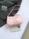 Elegant Ballet Style Lace Shoulder Bag with Bowknot Detail - The Perfect Blend of Sweetness and Style