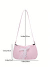 Elegant Ballet Style Lace Shoulder Bag with Bowknot Detail - The Perfect Blend of Sweetness and Style