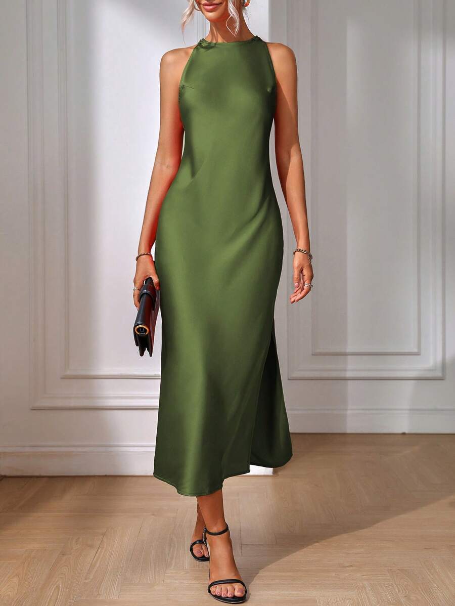 Outfit view 9 of Chic Sleeveless Maxi Dress for Women - Elegant Long Dress by EMERY ROSE for dress styling