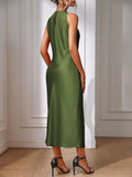 Product angle 10 of Chic Sleeveless Maxi Dress for Women - Elegant Long Dress by EMERY ROSE for dress styling