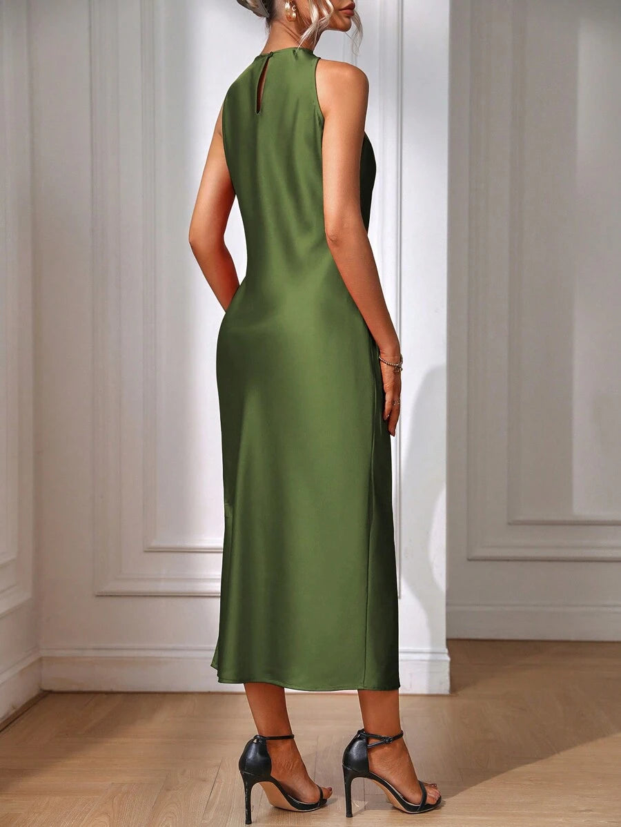 Product angle 10 of Chic Sleeveless Maxi Dress for Women - Elegant Long Dress by EMERY ROSE for dress styling