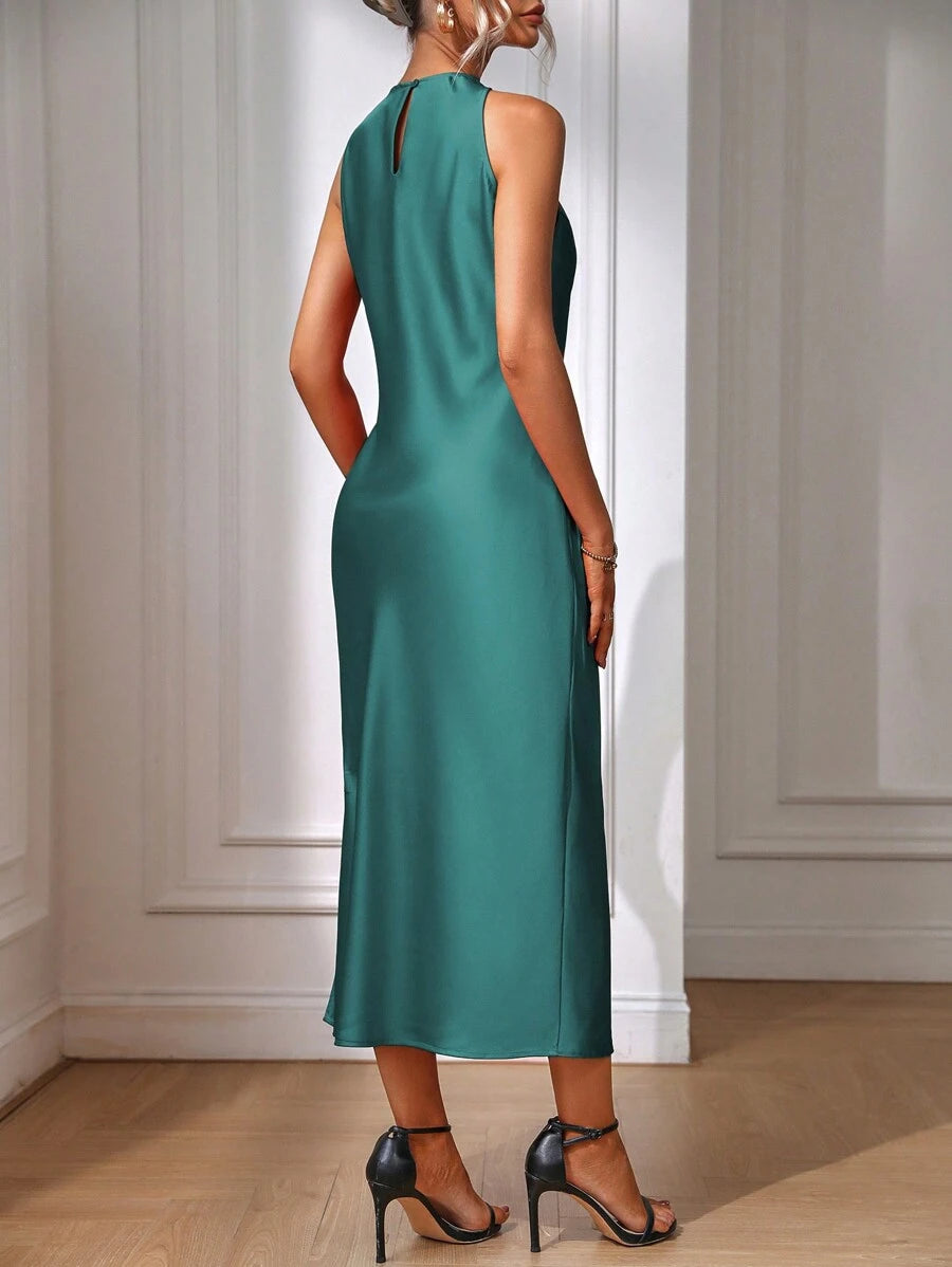 Front view 51 of Chic Sleeveless Maxi Dress for Women - Elegant Long Dress by EMERY ROSE for dress styling