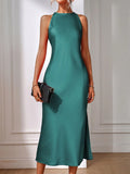 Side view 52 of Chic Sleeveless Maxi Dress for Women - Elegant Long Dress by EMERY ROSE for dress styling