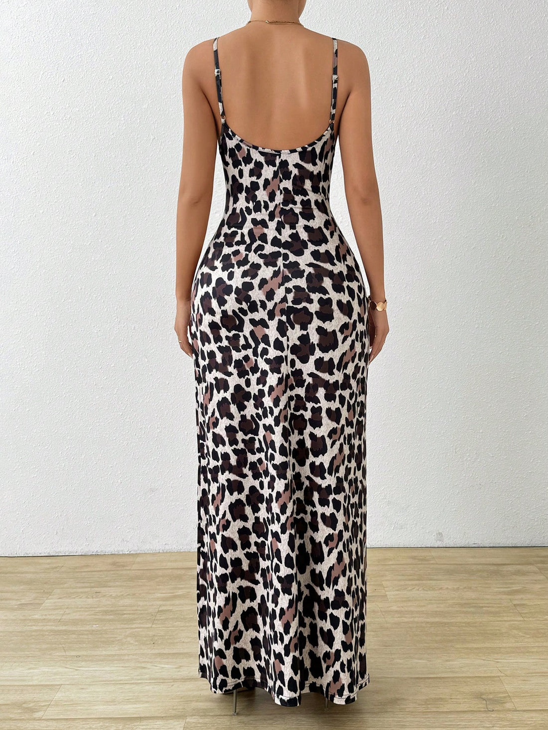 Look effortlessly elegant in any occasion with our Chic Leopard Print Maxi Dress! With a stylish leopard print design, this dress exudes a playful and quirky charm. Perfect for any event, it will surely turn heads and make you stand out from the crowd. Roar with confidence in this must-have dress!