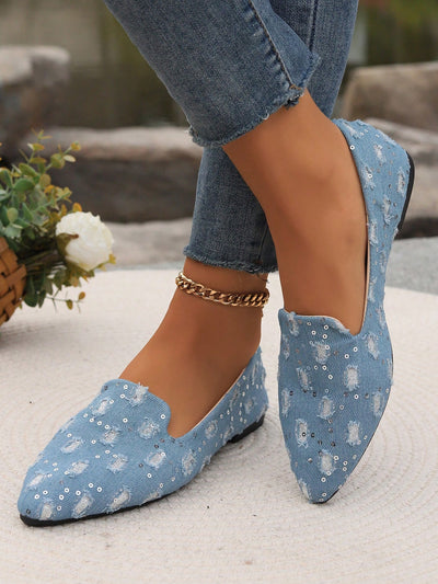 Chic Butterfly Printed Flat Shoes - Perfect for All Seasons!