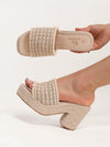 Summer Chic: 3D Flower Rope Wedge Sandals for Vacation and Casual Outfits