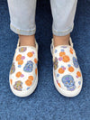 Spooky Chic Halloween Canvas Slip-On Sneakers: Fashionable, Comfortable, and Breathable