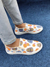 Spooky Chic Halloween Canvas Slip-On Sneakers: Fashionable, Comfortable, and Breathable