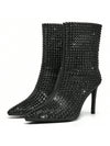 Sparkly Rhinestone Ankle Boots: Perfect for Parties, Weddings, and Daily Wear