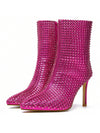 Sparkly Rhinestone Ankle Boots: Perfect for Parties, Weddings, and Daily Wear