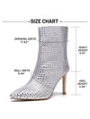 Sparkly Rhinestone Ankle Boots: Perfect for Parties, Weddings, and Daily Wear