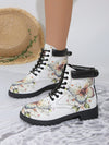 Chic and Stylish British Printed Ankle Boots for Women