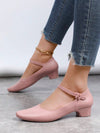 Luxurious Solid Color High Heel Shoes: Elevate Your Daily Style with This Elegant Pair