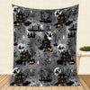 Pumpkin Patch Cozy Halloween Blanket - Ideal for Living Room and Sofa Decor