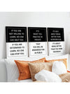 Inspirational Quote Canvas Set: A Creative Wall Art Gift for Every Space