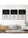 Inspirational Quote Canvas Set: A Creative Wall Art Gift for Every Space