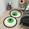 Fun and Whimsical Big-Eyed Cartoon Patterned Carpet: A Soft and Plush Decorative Rug for Every Room in Your Home