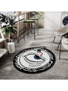 Snake Eye Printed Round Carpet: Funny Style Decorative Rug for Every Room in Your Home