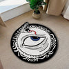 Snake Eye Printed Round Carpet: Funny Style Decorative Rug for Every Room in Your Home