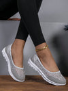 Breathable Lace Mesh Loafers: Comfort and Style in Beige