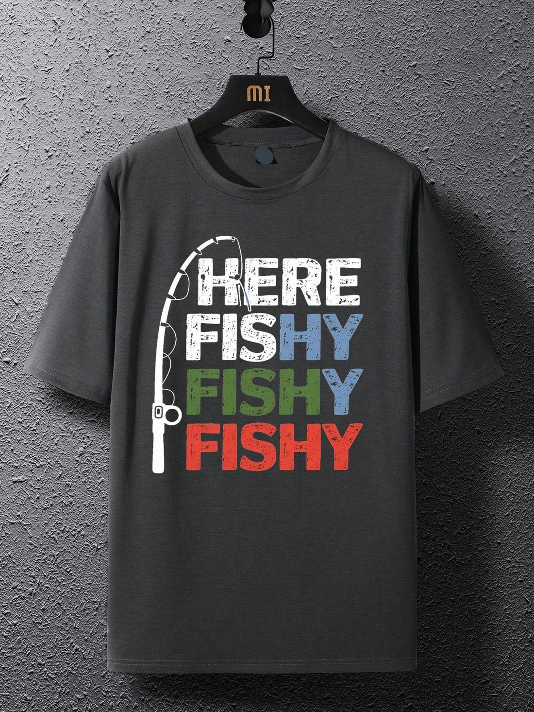 Introducing our stylish Men's Casual Summer T-Shirt with a trendy letter print design. Made for comfort with a lightweight fabric, this t-shirt is perfect for the summer season. Show off your fashion sense with the eye-catching print, making it a must-have addition to your wardrobe. Available in various sizes.