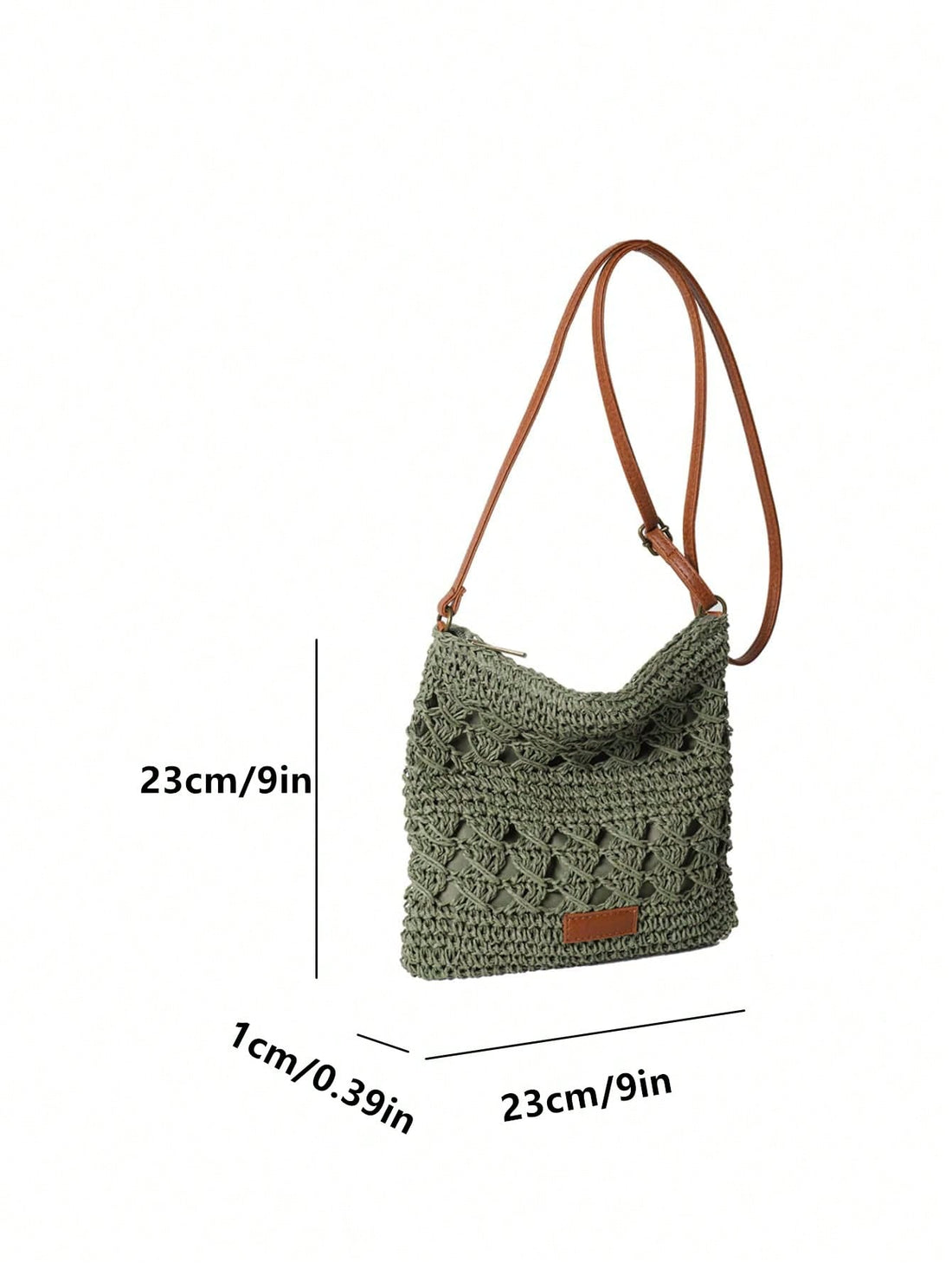 Expertly crafted with a chic crochet design, this crossbody bag is the perfect gift for anyone who loves effortless style. Keep your essentials organized while on-the-go in this stylish and practical bag. Its versatility makes it the ideal accessory for any leisurely outing.