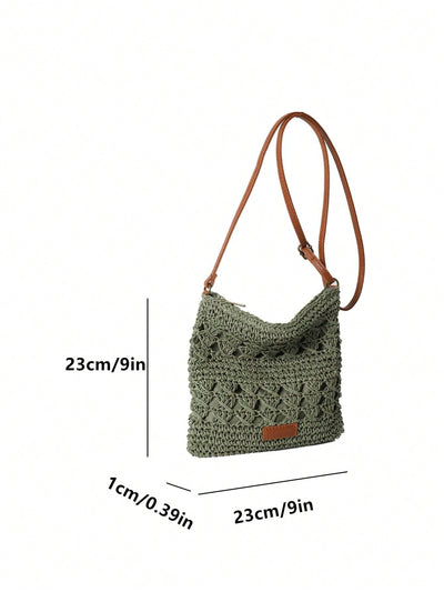 Chic Crochet Crossbody Bag: The Perfect Gift for Her Leisure Style