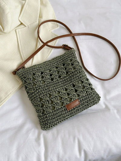 Chic Crochet Crossbody Bag: The Perfect Gift for Her Leisure Style