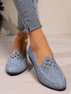 2024 Trendy Rhinestone Flat Shoes: Stylish and Comfortable Casual Footwear for Women