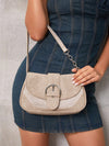 Retro Denim Print Shoulder Bag: Embrace Your Sweet and Cool Girl Style!