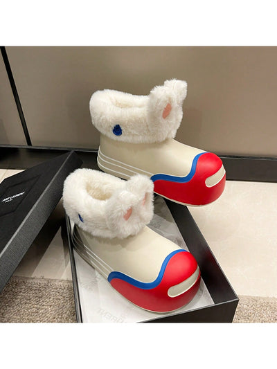 Warm and Trendy: 2024 New Arrival Women's Cute Plush Short Boots