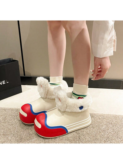 Warm and Trendy: 2024 New Arrival Women's Cute Plush Short Boots