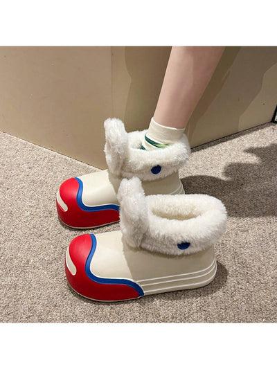 Warm and Trendy: 2024 New Arrival Women's Cute Plush Short Boots