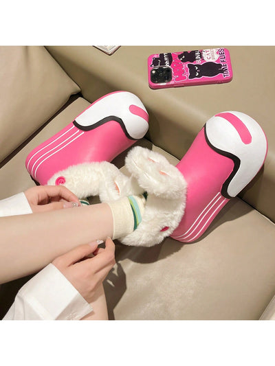 Warm and Trendy: 2024 New Arrival Women's Cute Plush Short Boots