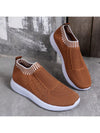 Fashion-Forward Knit Sneakers with Striped Design for Year-Round Outdoor Adventures