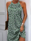 Chic Allover Print Halter Dress - Effortless Style for Any Occasion!