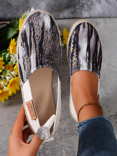 Summer Linen Fisherman Loafers: Casual Slip-On Flat Shoes