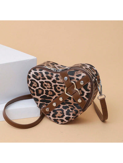 Chic Luxury Heart-Shaped Shoulder Bag - The Perfect Gift for Stylish Couples