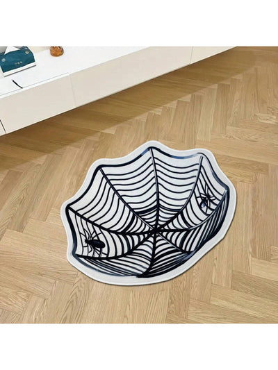 Personalized Thickened Carpet for Every Room in the Home with Spider Web Pattern Decor Rug