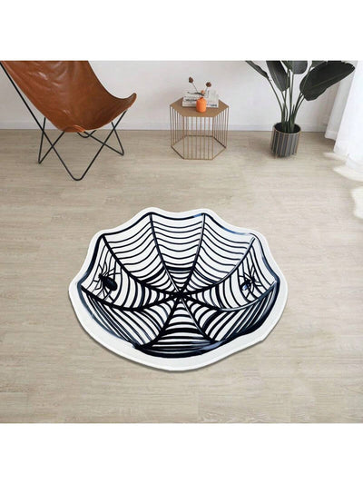 Personalized Thickened Carpet for Every Room in the Home with Spider Web Pattern Decor Rug