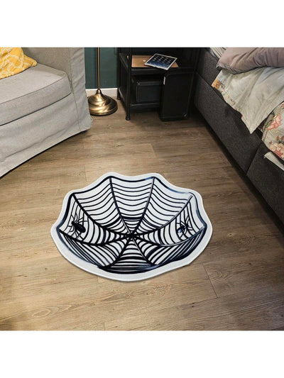 Personalized Thickened Carpet for Every Room in the Home with Spider Web Pattern Decor Rug