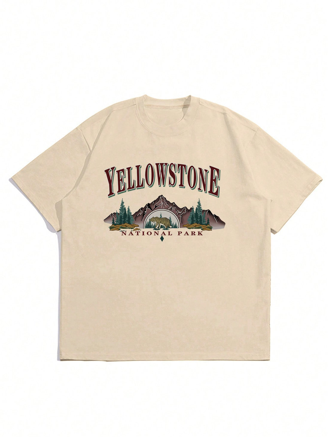 This Men's Mountain Graphic Drop Shoulder Tee is designed for those who love adventure. The drop shoulder design provides ultimate comfort while the mountain graphic adds a touch of ruggedness. With this tee, adventure awaits at every turn.