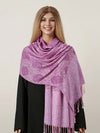 Luxury Vivid Cashmere Scarf: Elevate Your Winter Style With Jacquard Wraps and Ponchos