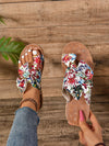 Rainbow Bowknot Massage Bottom Beach Sandals: Feel Comfortable and Stylish