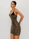 Get ready to turn heads with our Sparkly Leopard Print Bodycon Dress! This ultimate clubbing companion features a bold leopard print with a touch of sparkle, ensuring you stand out on the dance floor. Designed to hug your curves, this dress will make you feel confident and stylish all night long.