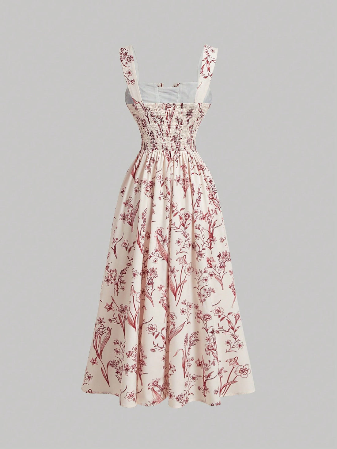 Get ready to charm your way through any romantic getaway with our Charming Spring Floral Cami Maxi Dress. With its elegant floral design and lightweight, flowy fabric, you'll be the perfect blend of feminine and free-spirited. Perfect for strolling through springtime gardens (or catching your special someone's eye).