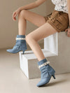 Color Block Belt Buckle High Heel Boots: A Versatile Fall/Winter Must-Have (Copy)